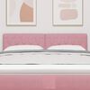 vidaXL Kopfteil mit Kopfteil Rosa 144 cm Kunstleder