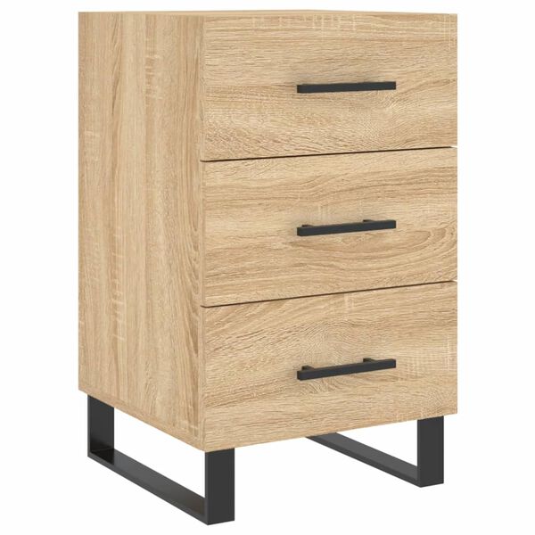 vidaXL Nachttisch Sonoma-Eiche 40x40x66 cm Holzwerkstoff