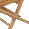 vidaXL Klappbare Gartenst&uuml;hle 4 Stk. Massivholz Teak