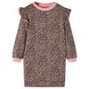 Kinder-Pulloverkleid Mittelrosa 92