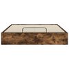 vidaXL Ottoman Bettgestell Ger&auml;ucherte Eiche 193 x 120 x 25 cm
