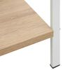 vidaXL B&uuml;cherregal 4 Regalb&ouml;den Eiche 60&times;27,6&times;124,5 cm Holzwerkstoff