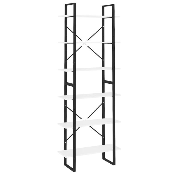 vidaXL Hochschrank Wei&szlig; 80x30x210 cm Holzwerkstoff