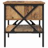 vidaXL Nachttisch 2 pcs Altholz 40 x 42 x 45 cm Schichtholz und Metall