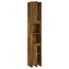 vidaXL Badezimmerschrank R&auml;uchereiche 30x30x183,5 cm Holzwerkstoff