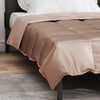 vidaXL Sommerdecke Gold 200 x 135 cm Satin und Mikrofaser