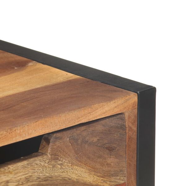 vidaXL Sideboard 110x35x75 cm Massivholz