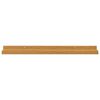 vidaXL Wandregal mit Regal 2 pcs Beige 60 x 9 x 3 cm Holzwerkstoff