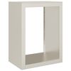 vidaXL Brennholzregal 60x40x80 cm Wetterfester Stahl