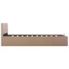 vidaXL Stauraumbett Hydraulisch Cappuccino-Braun Kunstleder 120&times;200 cm