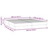 vidaXL Bettgestell ohne Matratze Dunkelblau 200x210 cm Samt