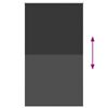 vidaXL Verdunkelungsrollo Schwarz 135x230 cm Stoffbreite 131,6 cm
