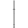 vidaXL Gartentor Schwarz 105 x 200 cm Pulverbeschichteter Stahl