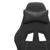 vidaXL Gaming-Stuhl Schwarz Kunstleder