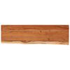 vidaXL Wandregal 90x30x3,8 cm Rechteckig Massivholz Akazie Baumkante
