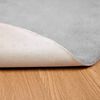 vidaXL Kunstfell Hasen Teppich Olite Grau &Oslash; 80 cm Polyester