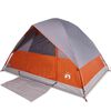 vidaXL Kuppel-Campingzelt 2 Personen Orange Wasserdicht