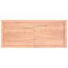 vidaXL Wandregal Hellbraun 120x50x(2-6) cm Massivholz Eiche Behandelt