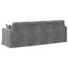 vidaXL Sofa Dunkelgrau 228 x 78 x 80 cm Samt