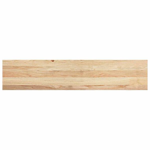 vidaXL Treppenstufen 4 Stk. Unbehandelt 120x25x2 cm Massivholz Eiche