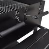 BBQ Grill S&auml;ulengrill Standgrill Kohlegrill Barbeque mit 2 R&auml;dern