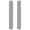 vidaXL Boxspringbett mit Matratze Hellgrau 140x190 cm Stoff
