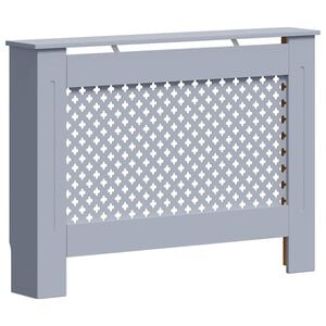 vidaXL Heizk&ouml;rperverkleidung Anthrazit 112x19x81,5 cm MDF