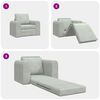 vidaXL Schlafsofa Hellgrau 98 x 71 x 83 cm Samt