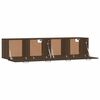 vidaXL Wandschr&auml;nke 2Stk Braun Eichen-Optik 60x36,5x35cm Holzwerkstoff