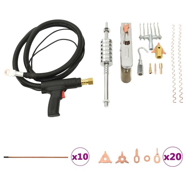 vidaXL 119-tlg. Ausbeulspotter Set