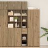 vidaXL Aufbewahrungsschrank 2 pcs Artisan-Eiche 30 x 42,5 x 225 cm