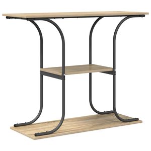 vidaXL Konsolentisch Sonoma-Eiche 101 x 35 x 80,5 cm Holzwerkstoff