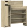 vidaXL Schuhschrank Sonoma-Eiche 100,5x28x100 cm Holzwerkstoff