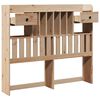vidaXL Kopfteil mit Stauraum 135 cm Massivholz Kiefer