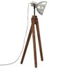 vidaXL Stehleuchte 25 W Vintage Silbern 45x45x120 cm E27
