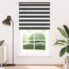 vidaXL Doppelrollo 120 x 230 cm schewarz