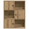 vidaXL B&uuml;cherregal Artisan-Eiche 60x24x76,5 cm Holzwerkstoff