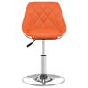 vidaXL Barhocker Orange und Wei&szlig; Kunstleder
