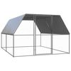 vidaXL H&uuml;hnerk&auml;fig 3x4x2 m Verzinkter Stahl