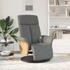 vidaXL Massage Relaxsessel Dunkelgrau 79 x 87 x 104,5 cm Stoff