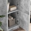 vidaXL Highboard Beton Grau 31,5 x 32 x 122,5 cm