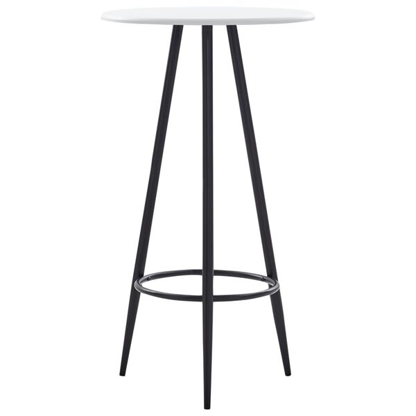 vidaXL 3-tlg. Bar-Set Kunstleder Grau