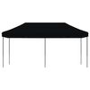 vidaXL Partyzelt Faltbar Pop-Up Schwarz 580x292x315 cm