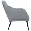vidaXL Sessel Hellgrau 63x76x80 cm Stoff