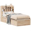 vidaXL Massivholzbett ohne Matratze 75x190 cm Kiefernholz