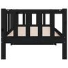 vidaXL Tagesbett Schwarz 90x190 cm Massivholz Kiefer