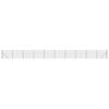 vidaXL Maschendrahtzaun mit Bodenflansch Anthrazit 1,8x25 m