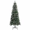 vidaXL K&uuml;nstlicher Weihnachtsbaum mit 300 LEDs mit St&auml;nder Gr&uuml;n 180 cm