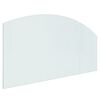 vidaXL Kaminofen Glasplatte 120x60 cm