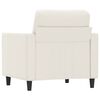 vidaXL Sessel Creme 60 cm Kunstleder